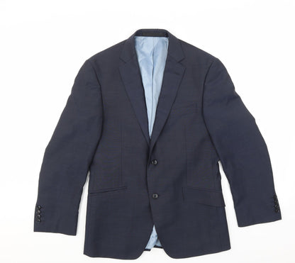 Mens UK Size 38 Marks and Spencer Regular Blue Suit Jacket