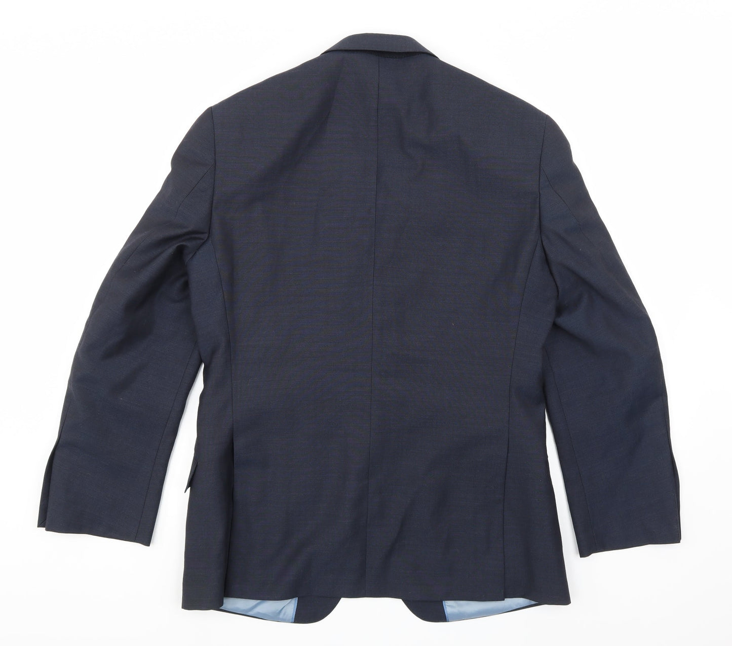 Mens UK Size 38 Marks and Spencer Regular Blue Suit Jacket