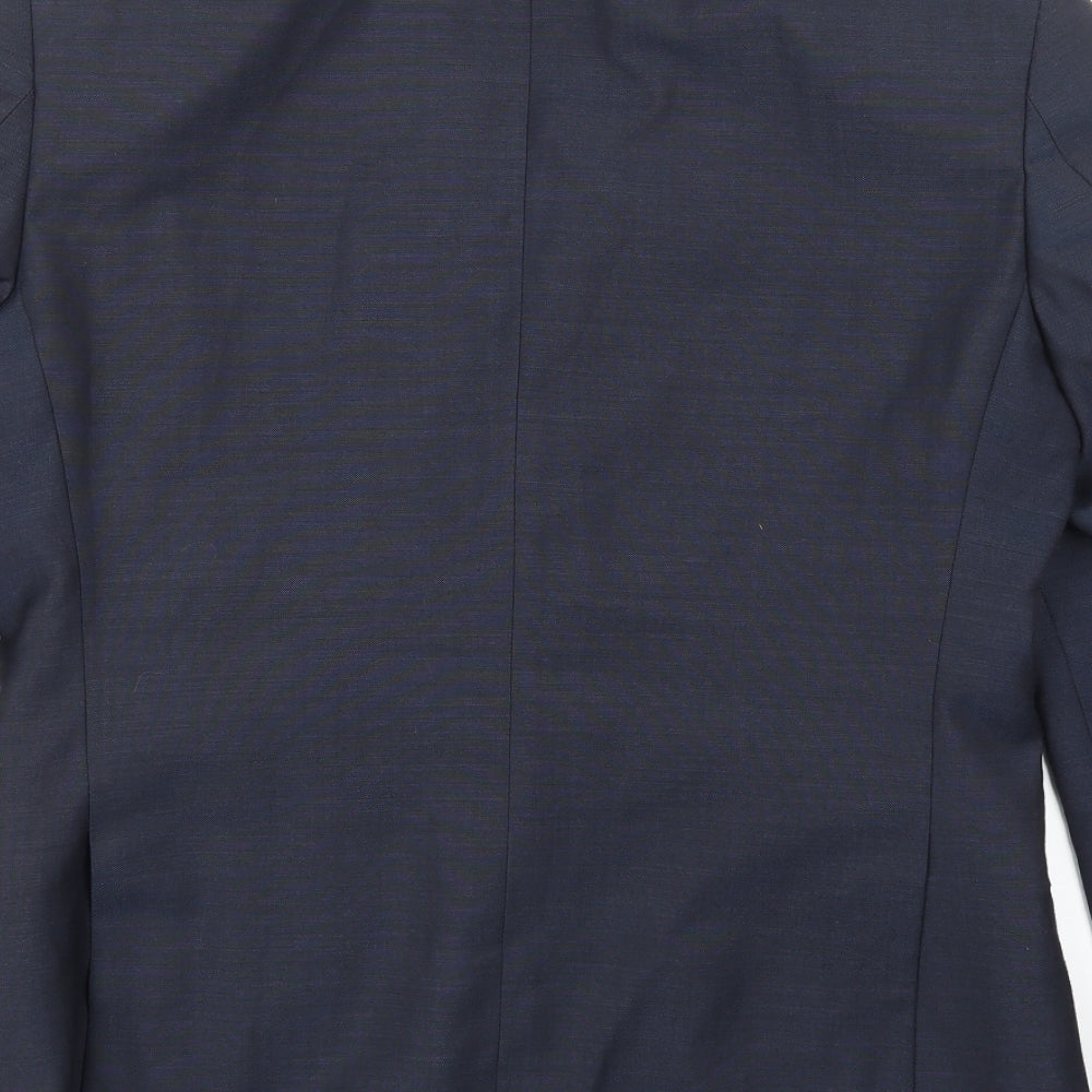 Mens UK Size 38 Marks and Spencer Regular Blue Suit Jacket
