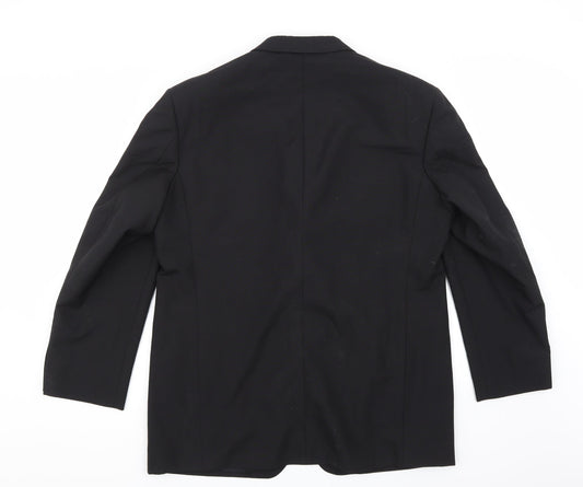 Mens UK Size 44 Torre Regular Black Suit Jacket