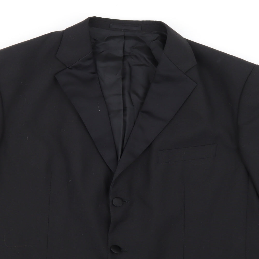Mens UK Size 44 Torre Regular Black Suit Jacket