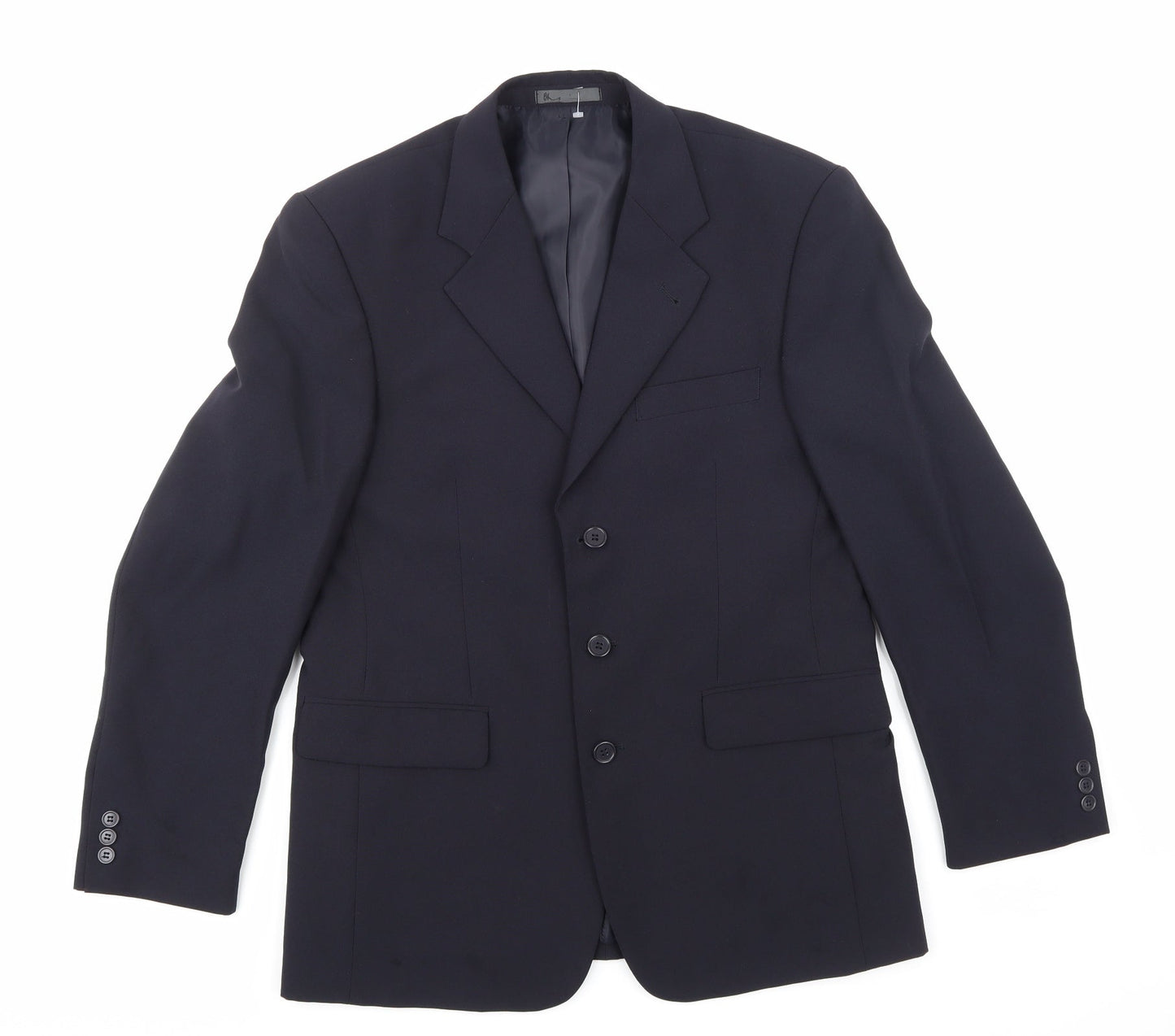 Mens UK Size 40 BHS Regular Blue Suit Jacket