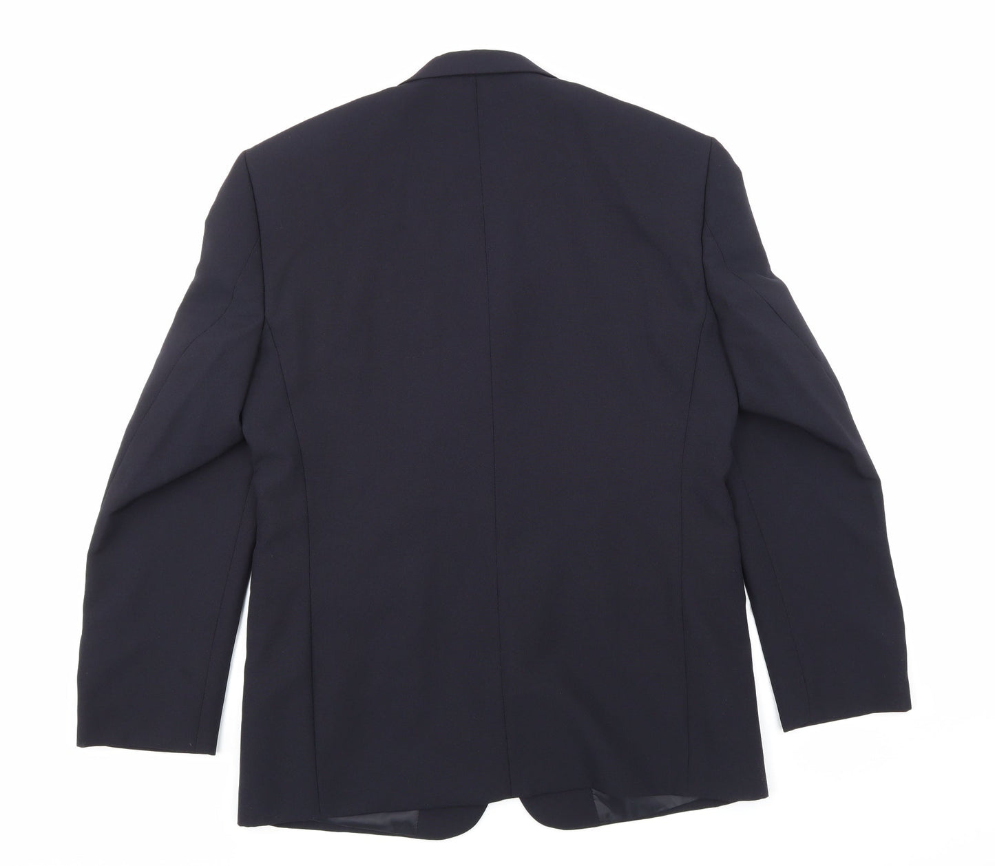 Mens UK Size 40 BHS Regular Blue Suit Jacket