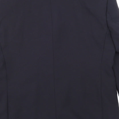 Mens UK Size 40 BHS Regular Blue Suit Jacket
