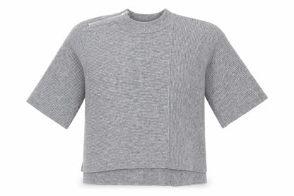 River Island Womens Grey Striped Knit Pullover Jumper Size S