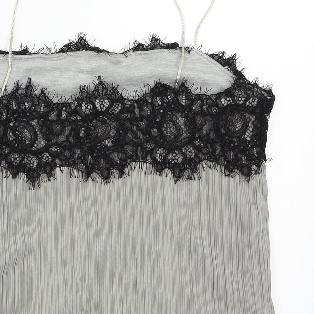Womens UK Size M Pins & Needles Grey Camisole Blouse