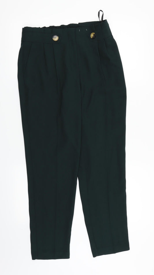 F&F Womens Green   Dress Pants Trousers Size 10 L24 in