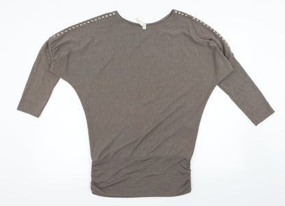 Stella Womens Brown   Pullover Jumper Size L