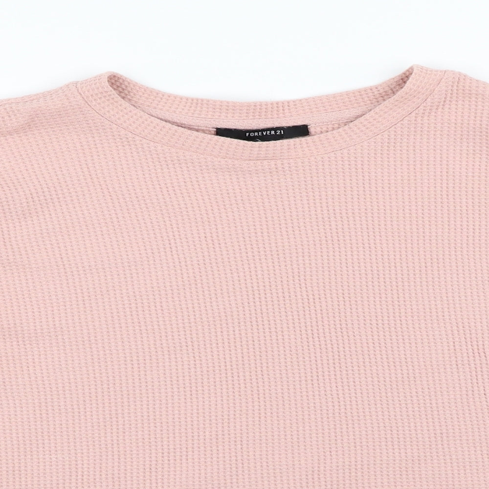 Forever 21 Womens Pink   Pullover Jumper Size M