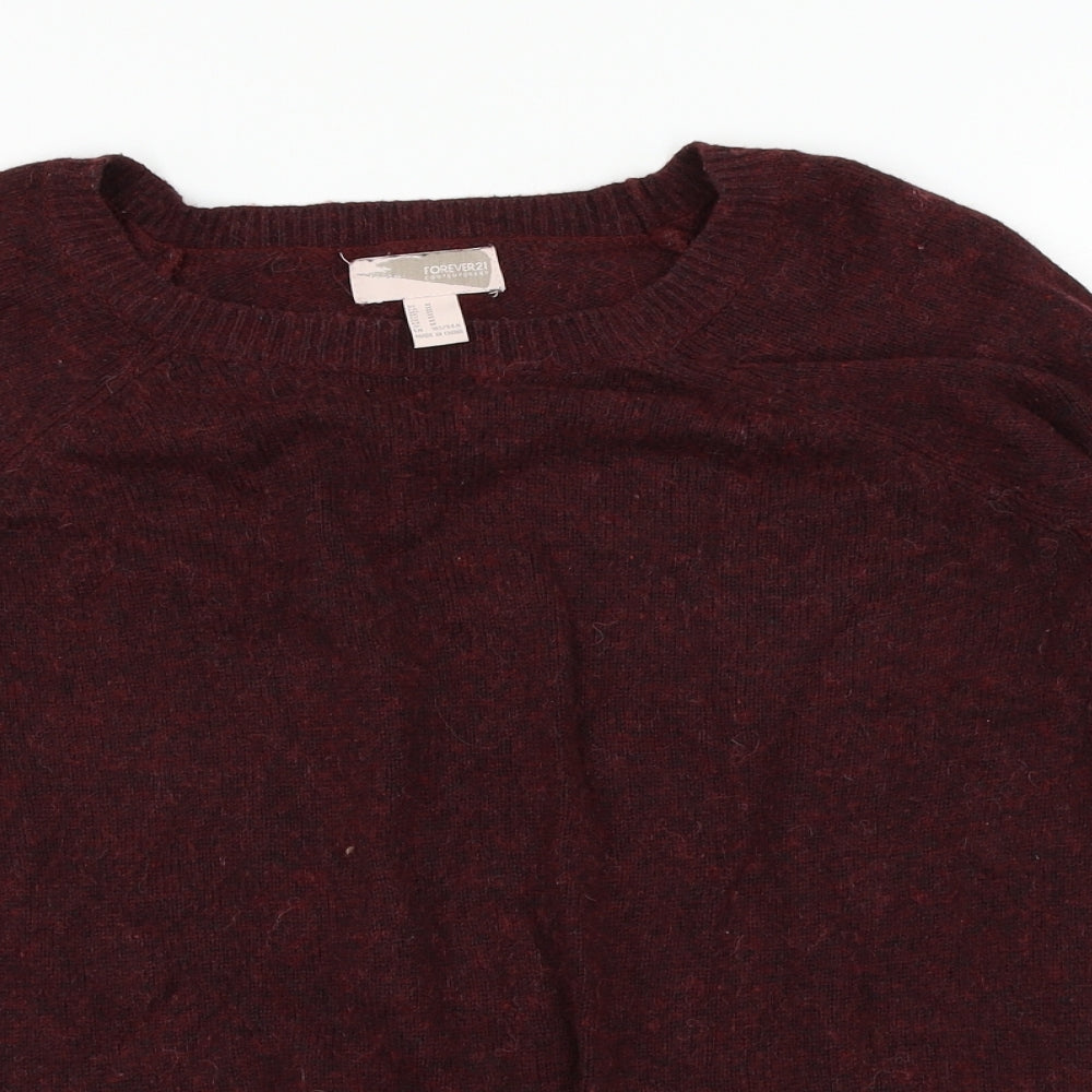 Forever 21 Womens Purple   Pullover Jumper Size M