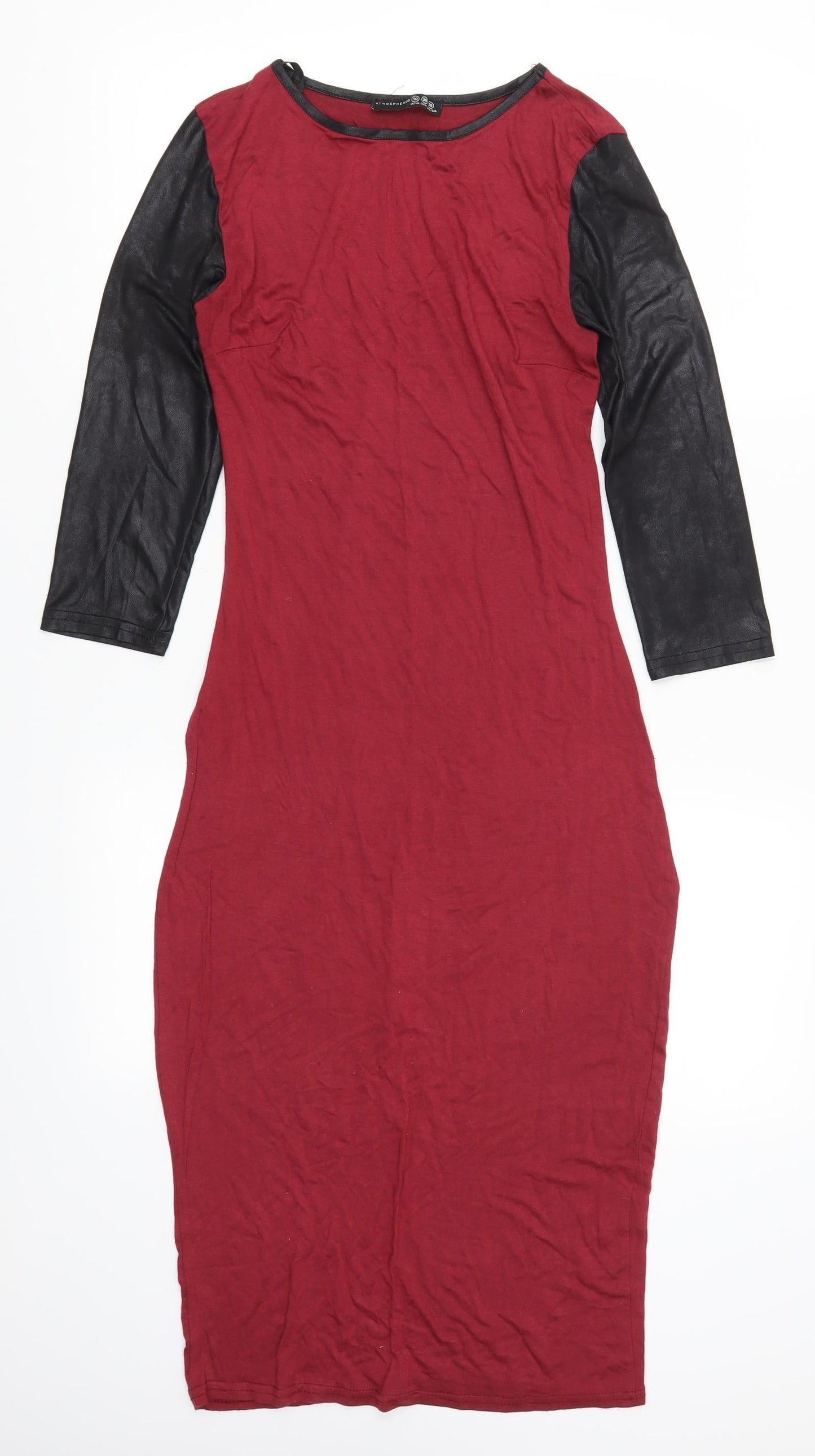 Atmosphere Womens Red   T-Shirt Dress  Size 10