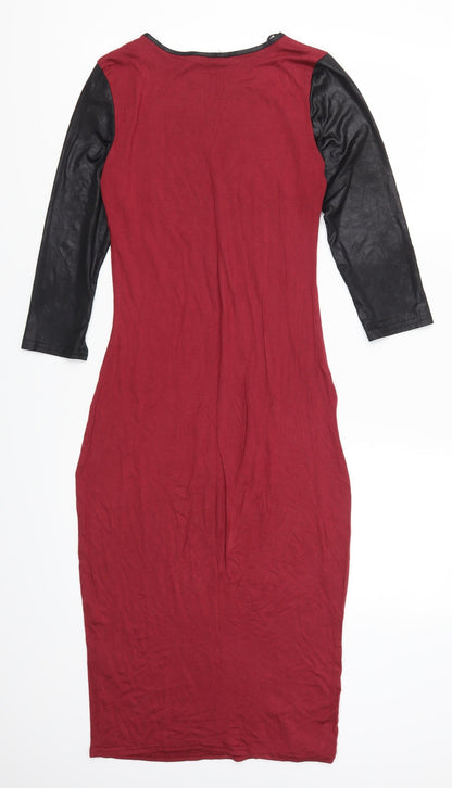 Atmosphere Womens Red   T-Shirt Dress  Size 10
