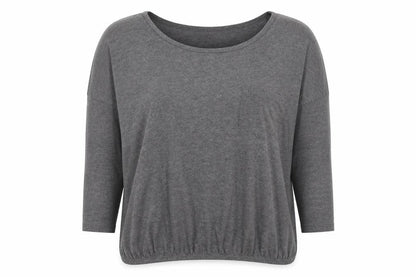Womens UK Size 14 Evie Grey Basic T-Shirt