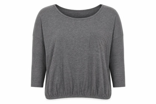 Womens UK Size 14 Evie Grey Basic T-Shirt