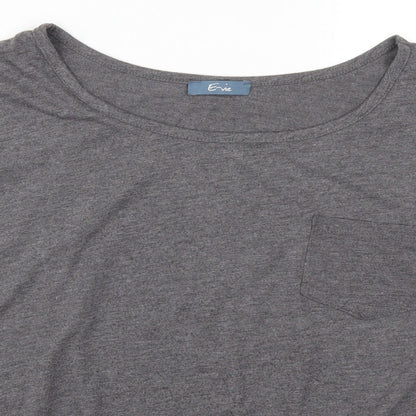 Evie Womens Grey   Basic T-Shirt Size 14