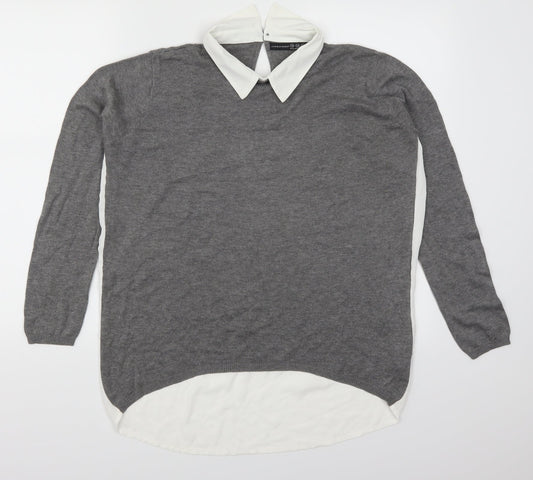 Atmosphere Womens Grey   Pullover Jumper Size 10