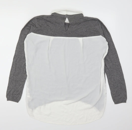 Atmosphere Womens Grey   Pullover Jumper Size 10
