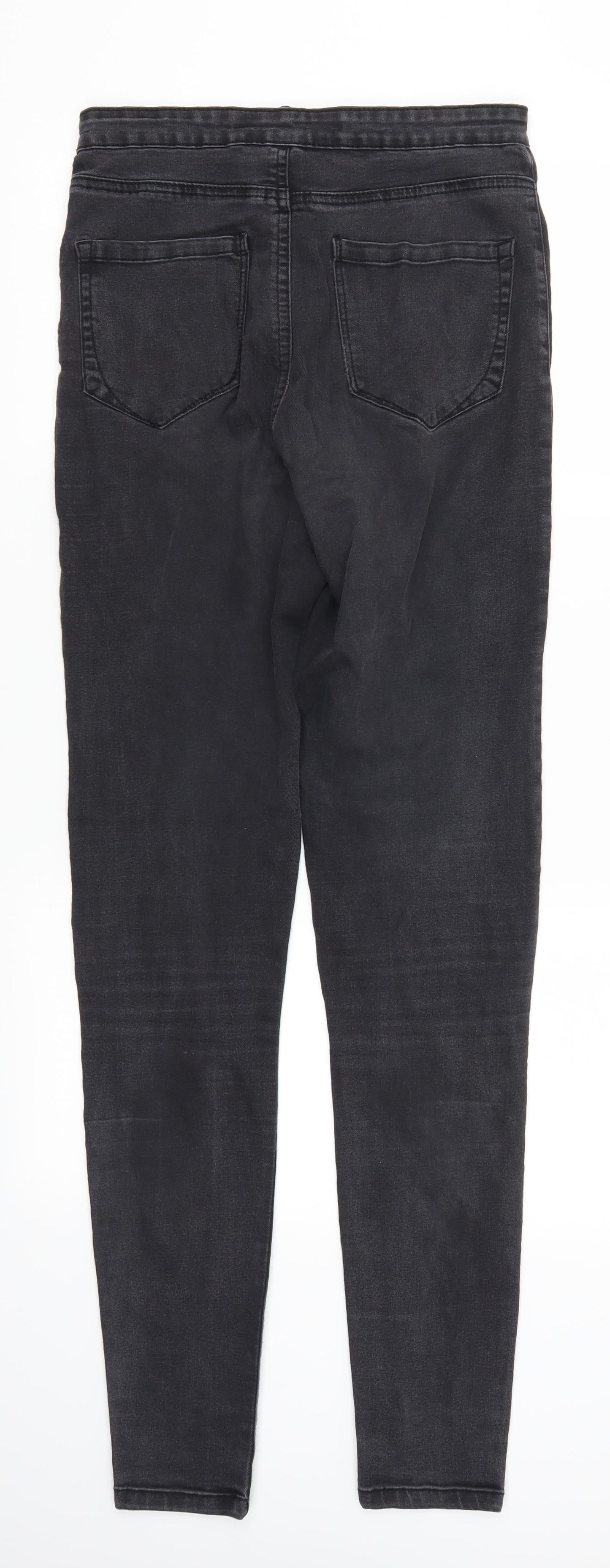 Denim Co Womens Grey  Denim Skinny Jeans Size 10 L31 in