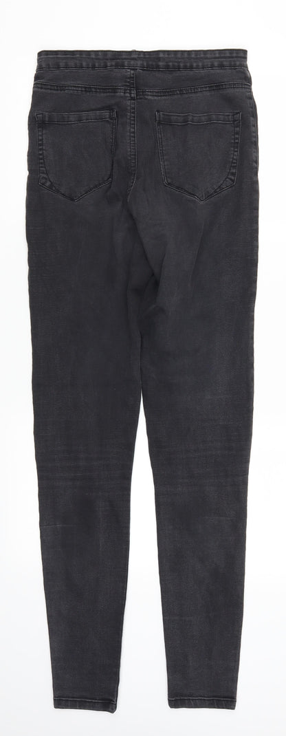 Denim Co Womens Grey  Denim Skinny Jeans Size 10 L31 in