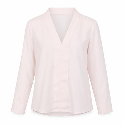 Womens UK Size S IVIVI Pink Basic Blouse