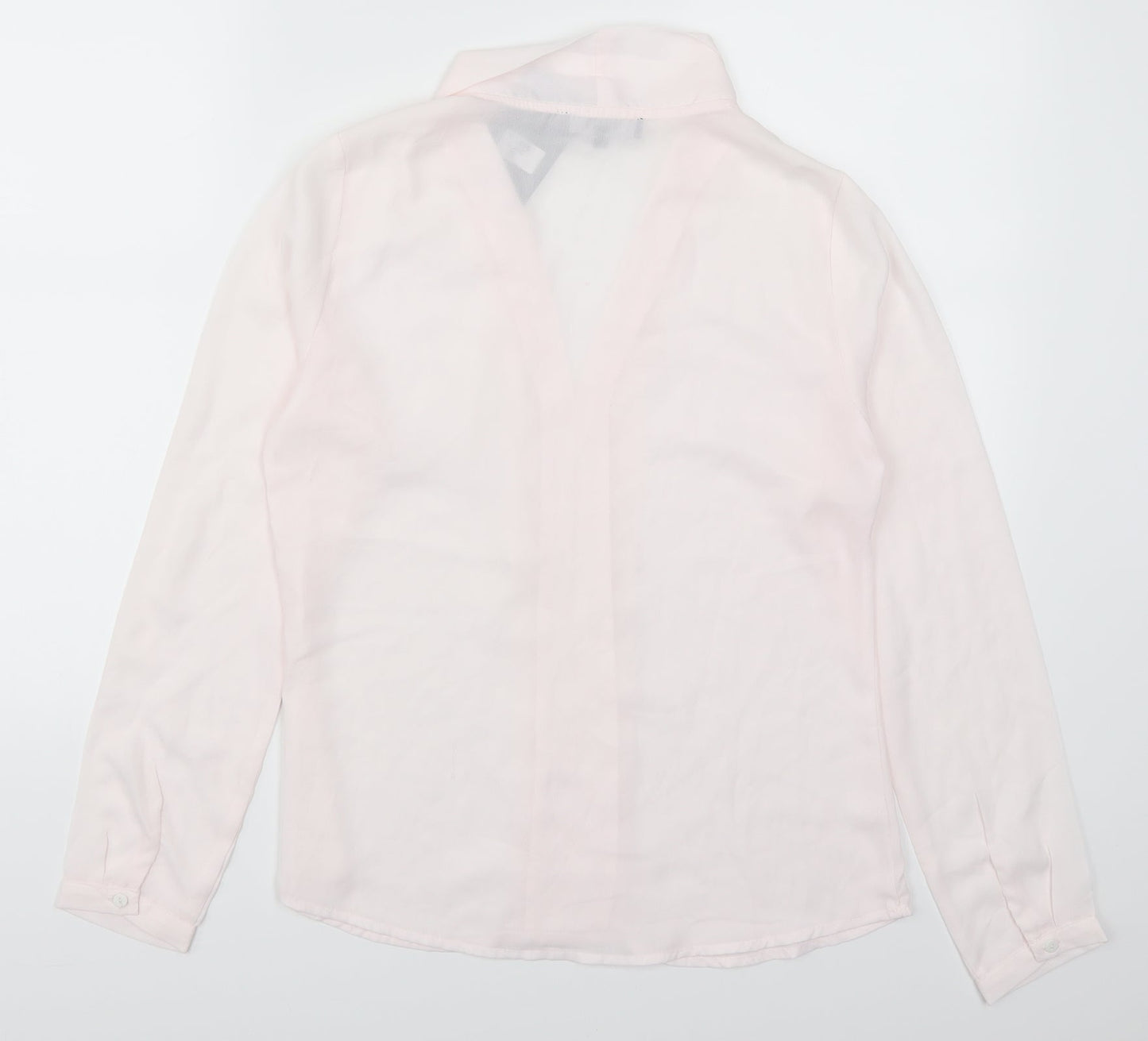 Womens UK Size S IVIVI Pink Basic Blouse
