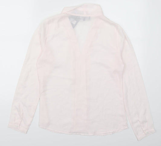 Womens UK Size S IVIVI Pink Basic Blouse