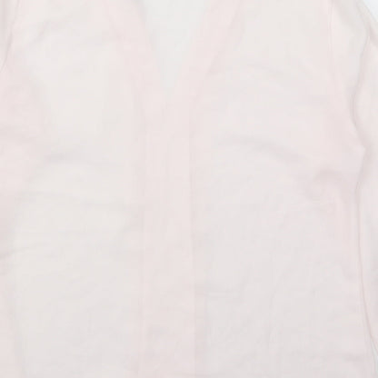 Womens UK Size S IVIVI Pink Basic Blouse