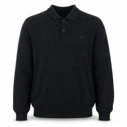 Mens UK Size M Easy Black Pullover Jumper