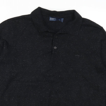 Easy Mens Black   Pullover Jumper Size M