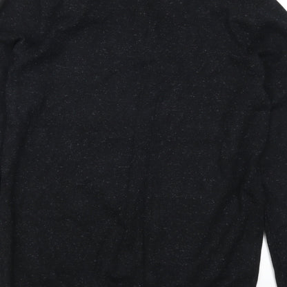 Easy Mens Black   Pullover Jumper Size M
