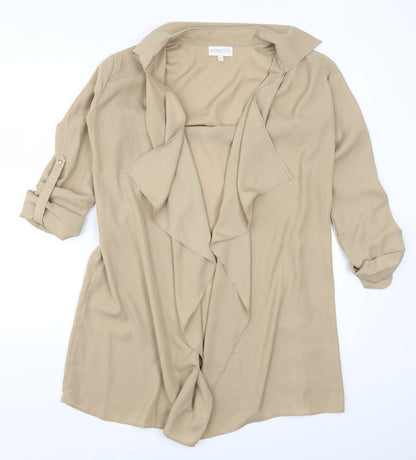 Womens UK Size 8 Apricot Beige Jacket
