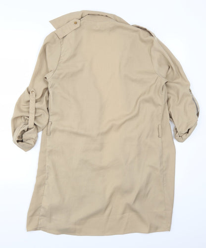 Womens UK Size 8 Apricot Beige Jacket