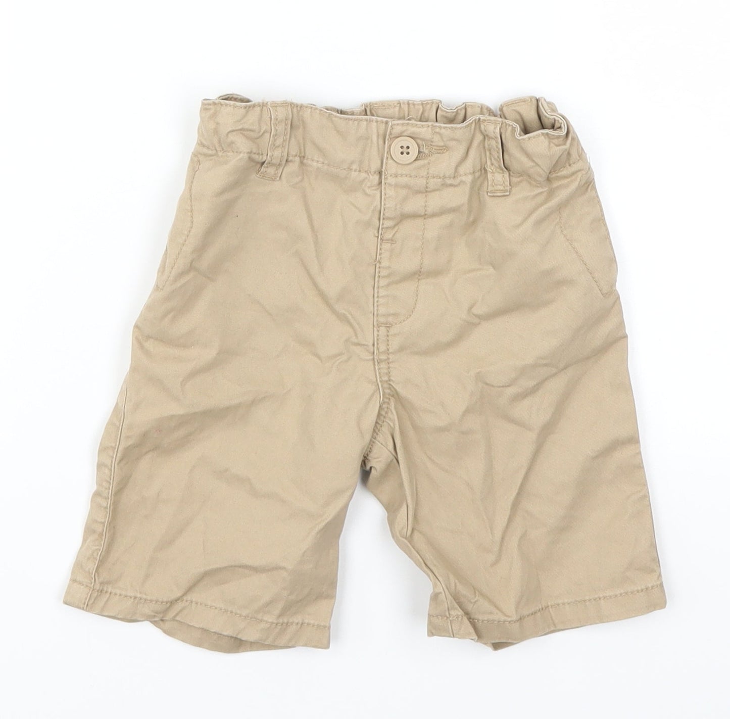 Matalan Boys Beige   Cargo Trousers Size 12-18 Months