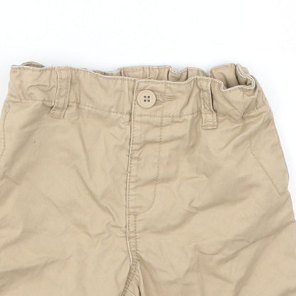 Matalan Boys Beige   Cargo Trousers Size 12-18 Months