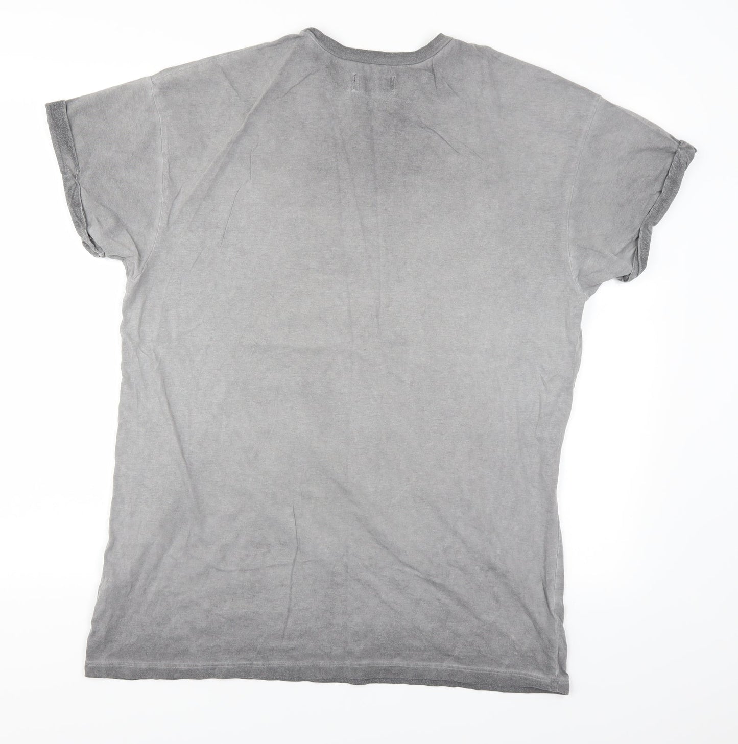 Topman Mens Grey    T-Shirt Size L  - San Francisco