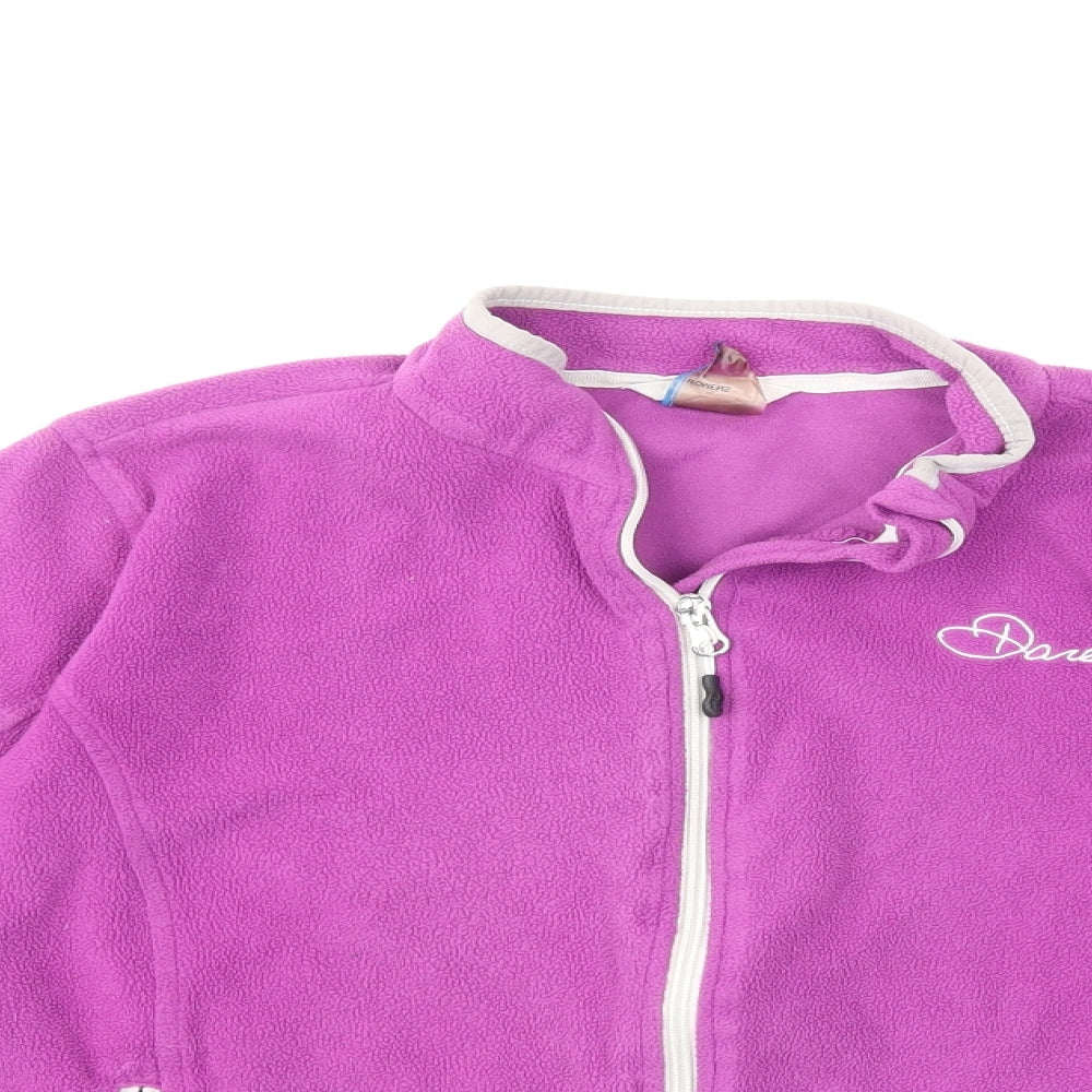Dare2B Womens Purple  Fleece Jacket  Size 8