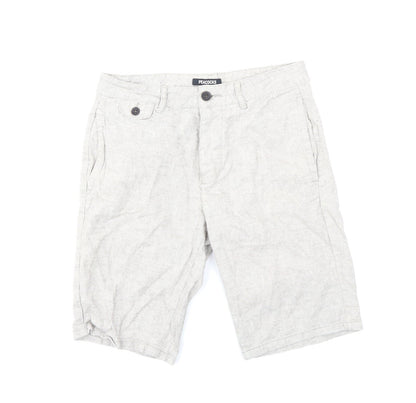 Peacocks Mens Grey   Chino Shorts Size 30 in