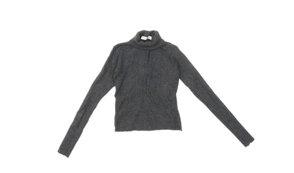 Pull&Bear Womens Grey  Knit Pullover Jumper Size S