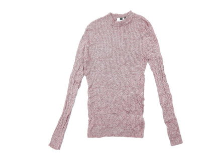 Topman Mens Red  Knit Pullover Jumper Size M