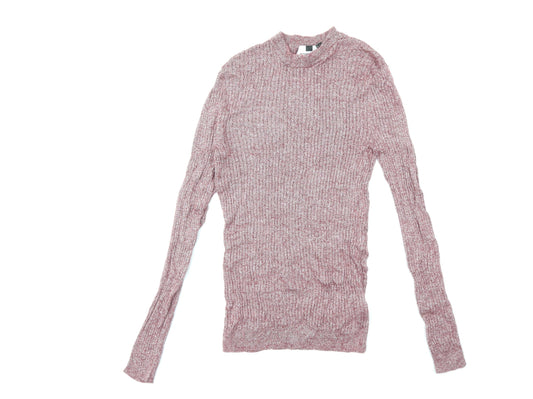 Topman Mens Red  Knit Pullover Jumper Size M