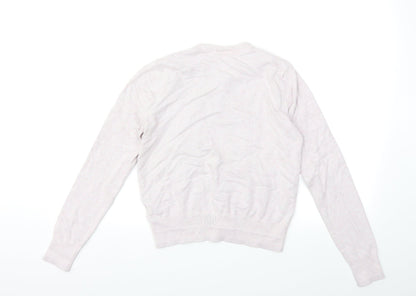 H&M Womens Purple  Knit Cardigan Jumper Size S