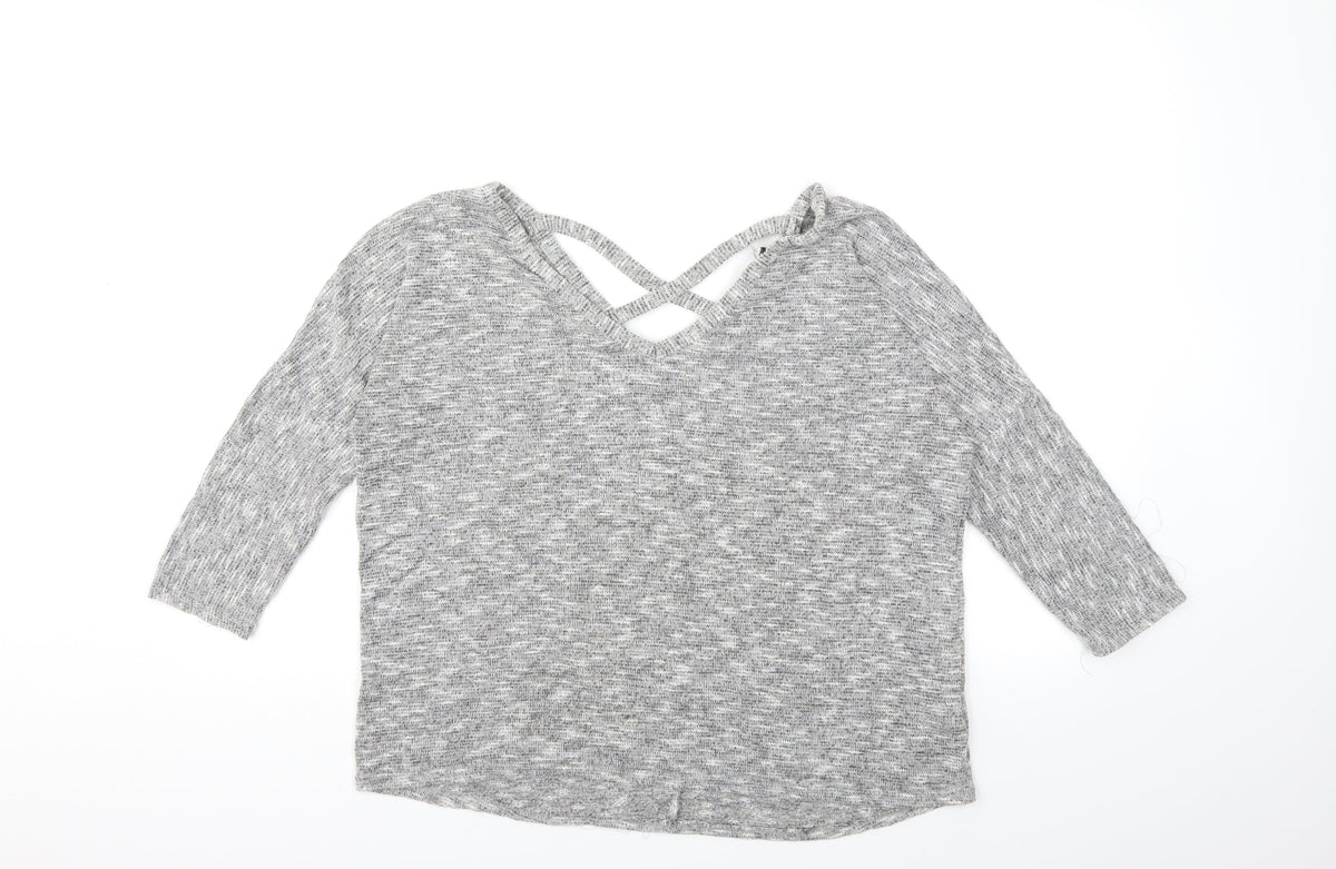 Peacocks Womens Grey   Pullover Jumper Size 14