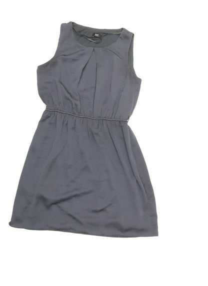 F&F Womens Grey  Rayon Skater Dress  Size 12