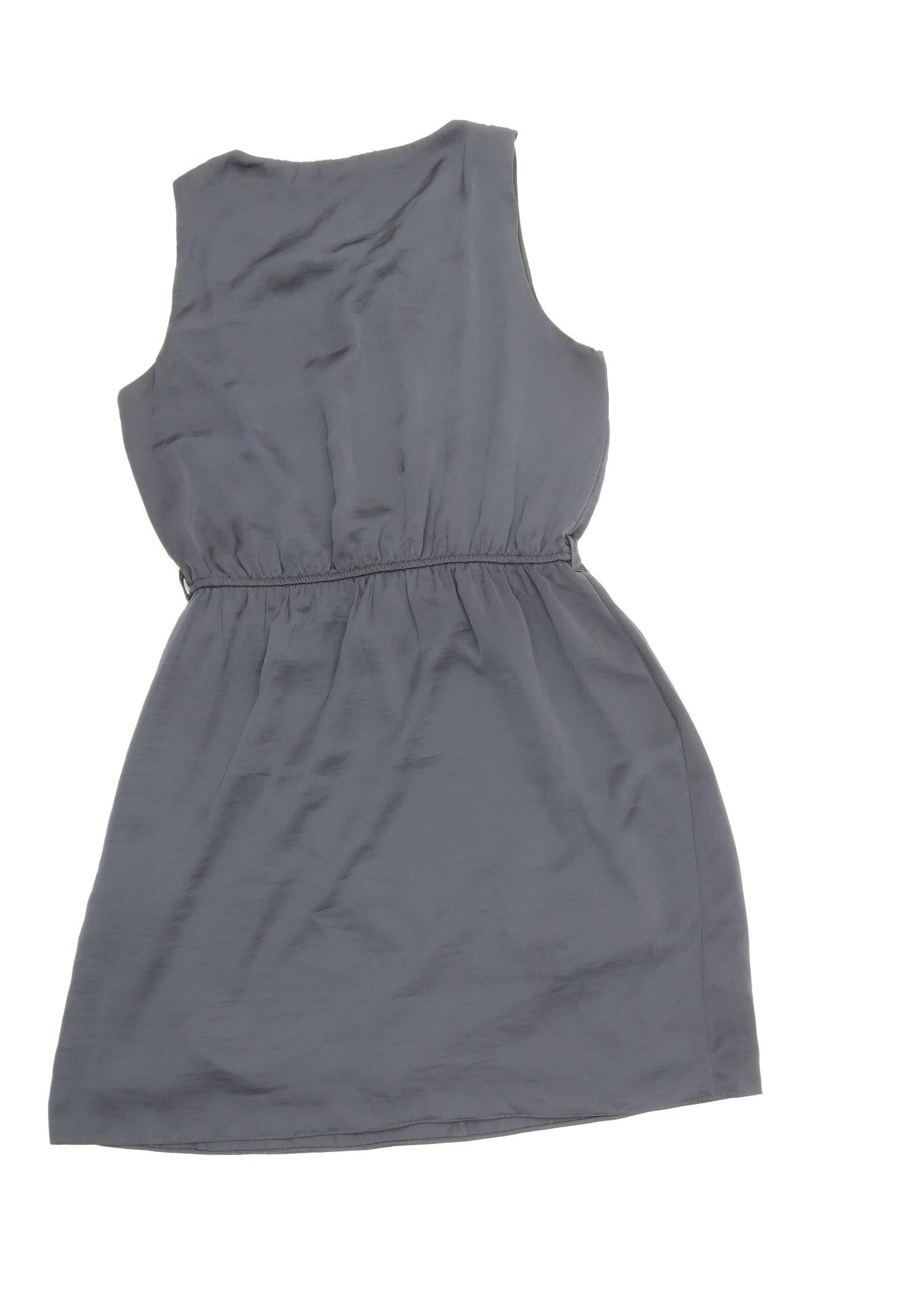 F&F Womens Grey  Rayon Skater Dress  Size 12