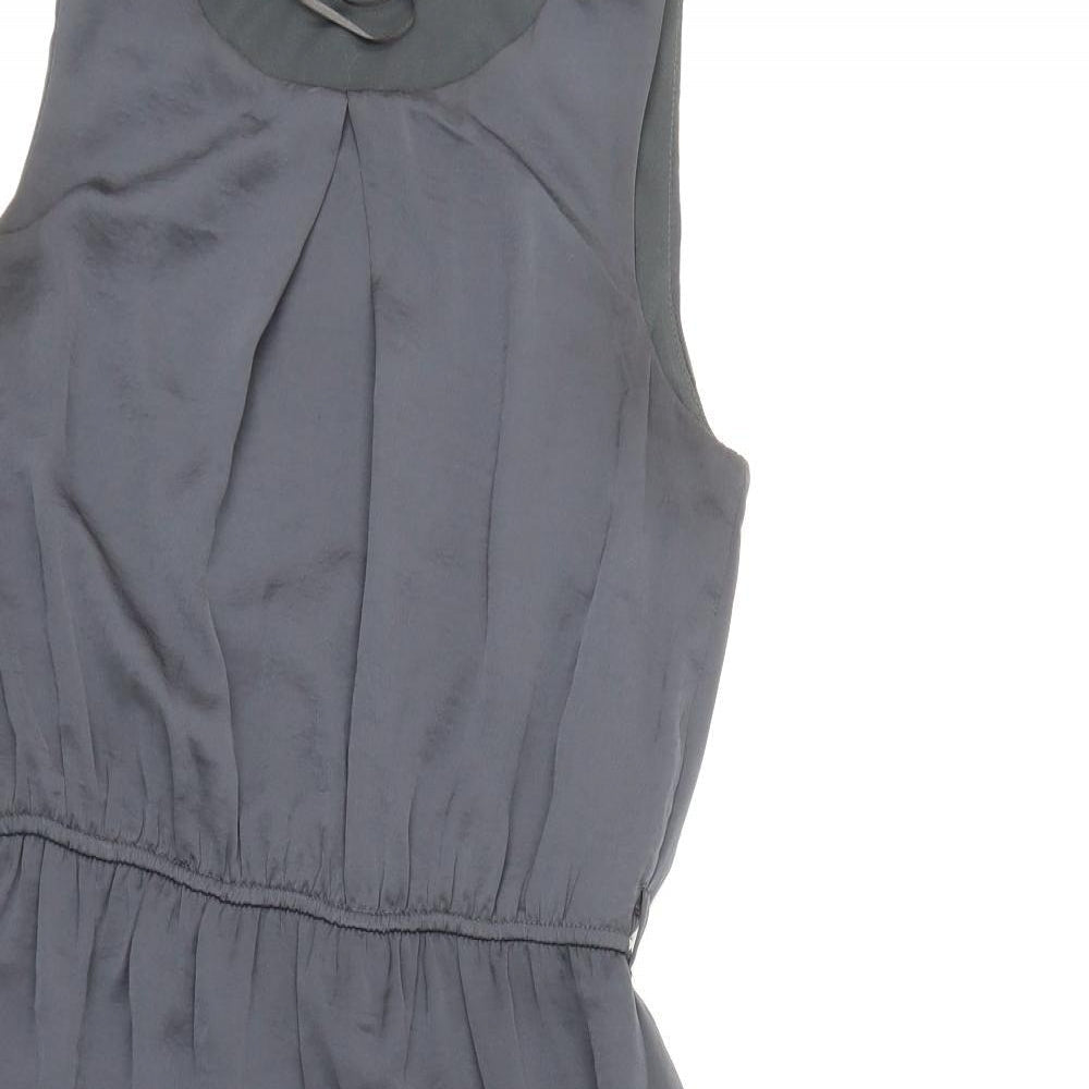 F&F Womens Grey  Rayon Skater Dress  Size 12