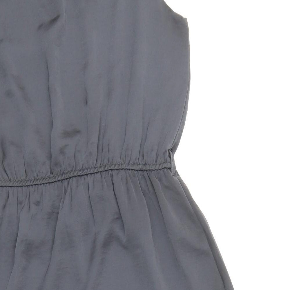 F&F Womens Grey  Rayon Skater Dress  Size 12