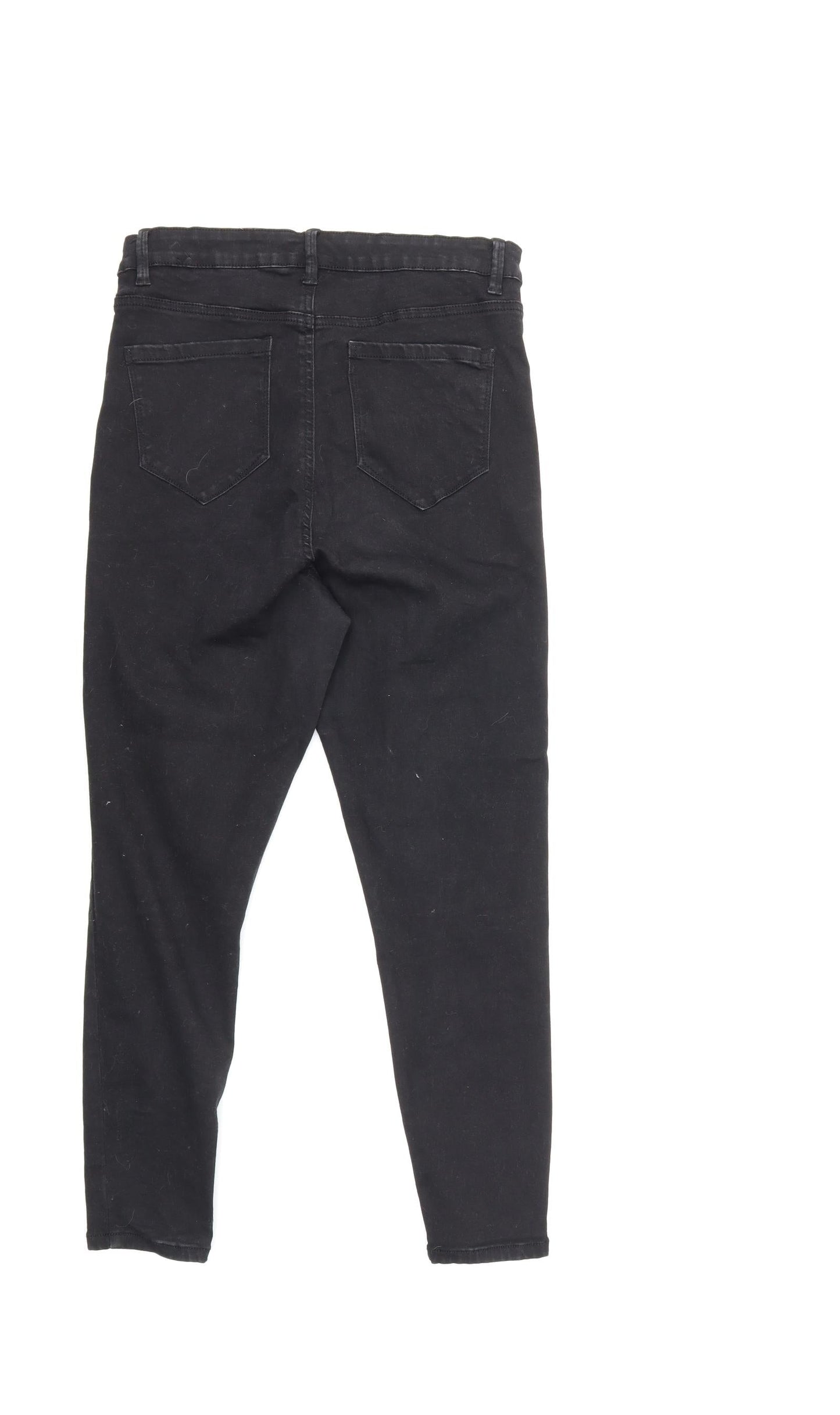 Denim & Co. Womens Black  Denim Skinny Jeans Size 16 L26 in