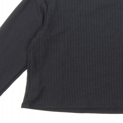Primark Girls Black   Basic T-Shirt Size 9 Years