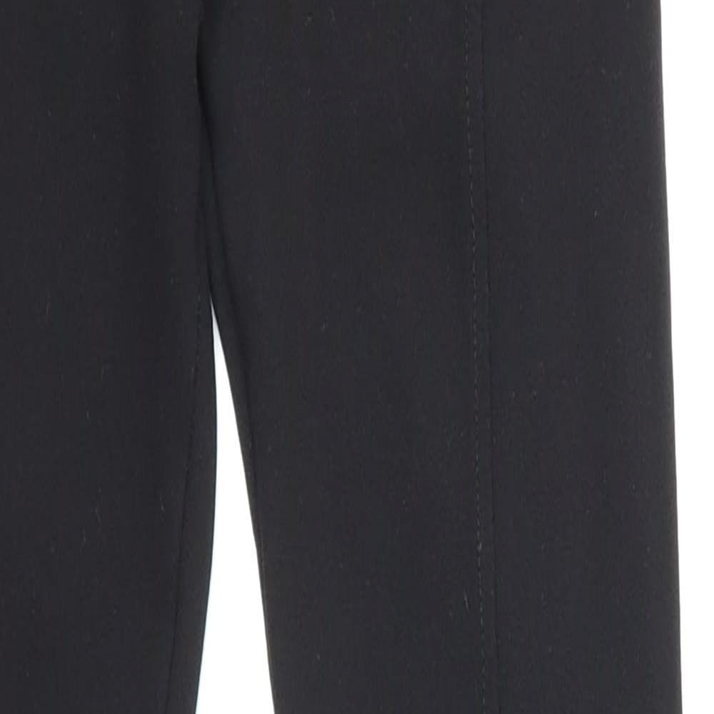 Womens UK Size 25 in Zara Regular Fit Snow Pants Black Trousers