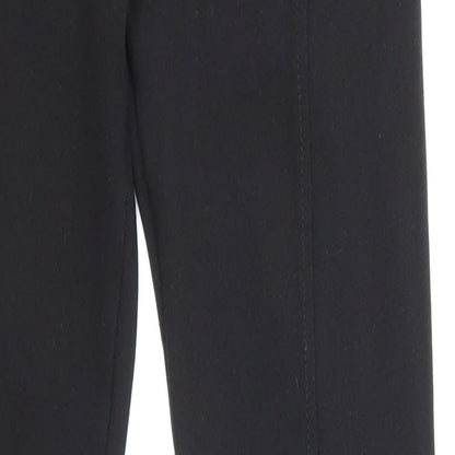 Womens UK Size 25 in Zara Regular Fit Snow Pants Black Trousers